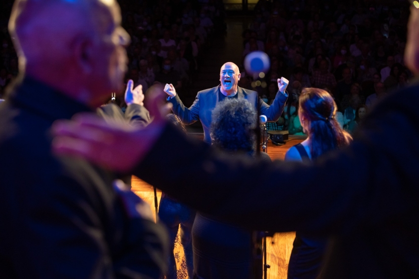 Concert solidaire de la Révolution par le Chœur Gospel Vi, Montornès del Vallès