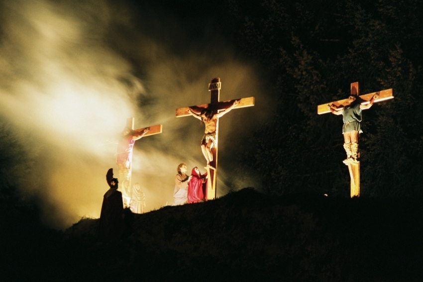 Living Via Crucis in Sant Hilari Sacalm