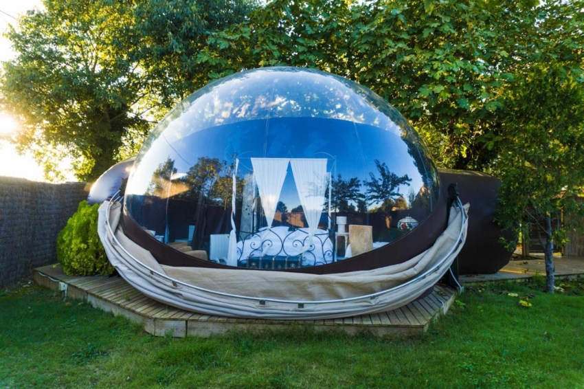 Dormir sous les étoiles en Catalogne dans un hôtel bulle