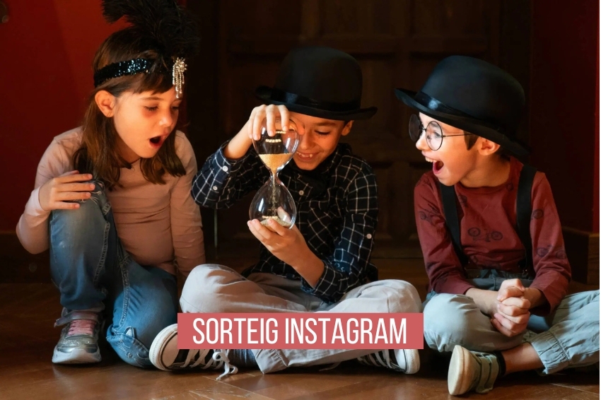 Tirage au sort Instagram : Forfait familial de billets pour l'Opération Time Travel à Món Sant Benet