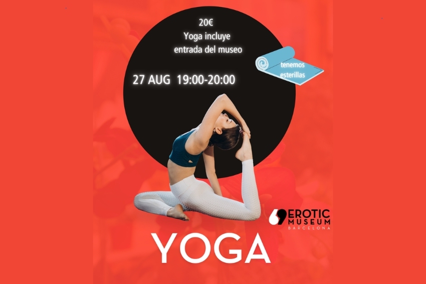 Yoga and visit at the Erotic Museum of Barcelona