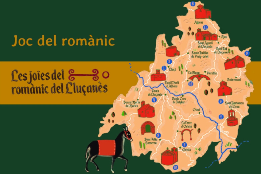 El juego del románico del Lluçanès