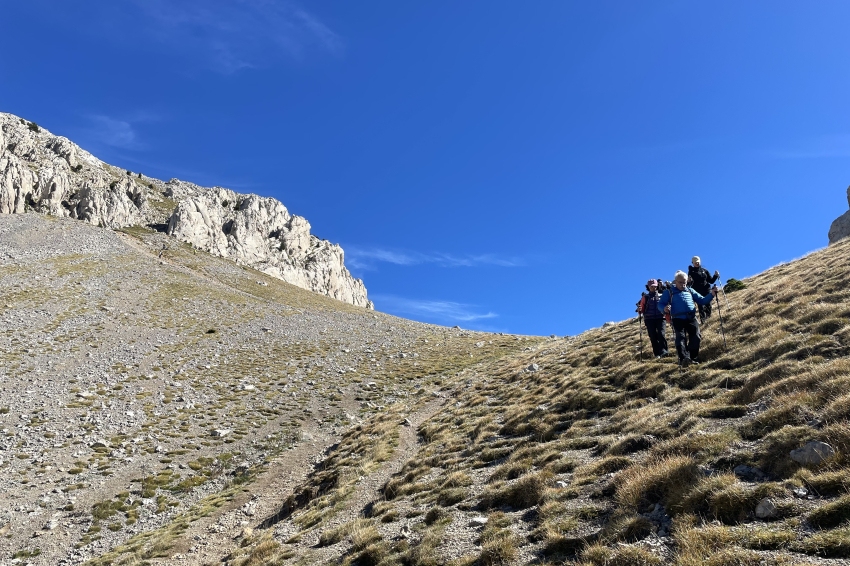 Ascent to the upper Pollegó of Pedraforca with Penyes Altes Outdoor