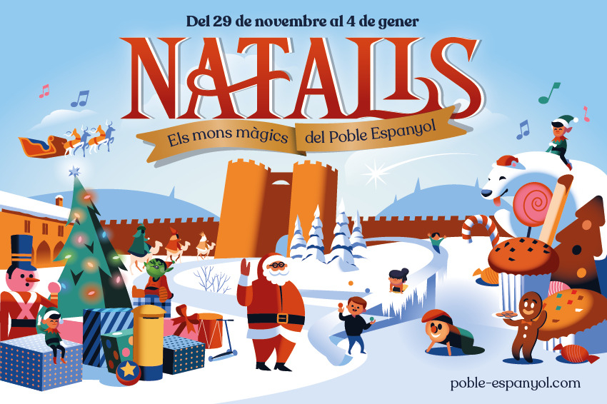 Natalis, els mons màgics del Nadal al Poble Espanyol de Barcelona