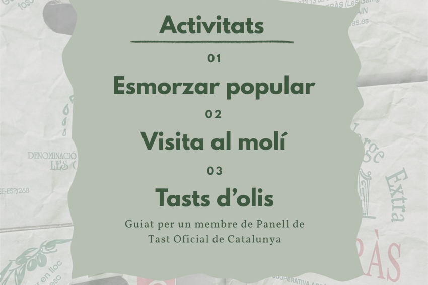 Festa de lOli Nou el Soleràs - DOP Les Garrigues