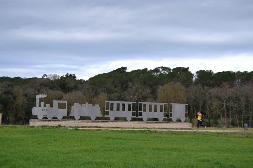 Route of Carrilet II of Girona in Sant Feliu de Guíxols