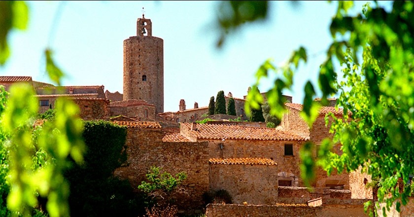 Route des châteaux sur la Costa Brava