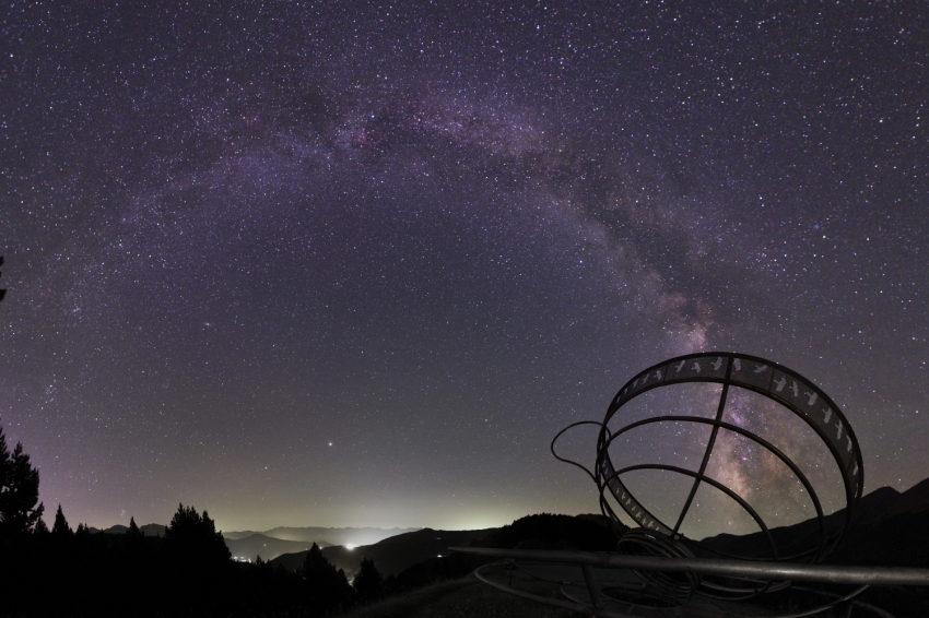 Festival d'Astronomia Andorra Comapedrosa, La Massana (Milky Way 3 Planets And Pleiades ANDORRA Aleix Roig 2022 1)