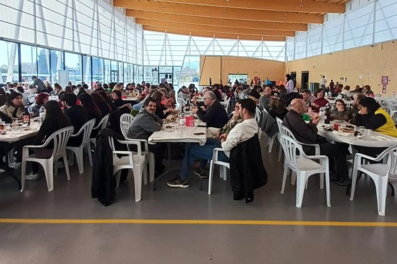 Fiesta de Sant Antoni en La Sénia (Torrada Popular)