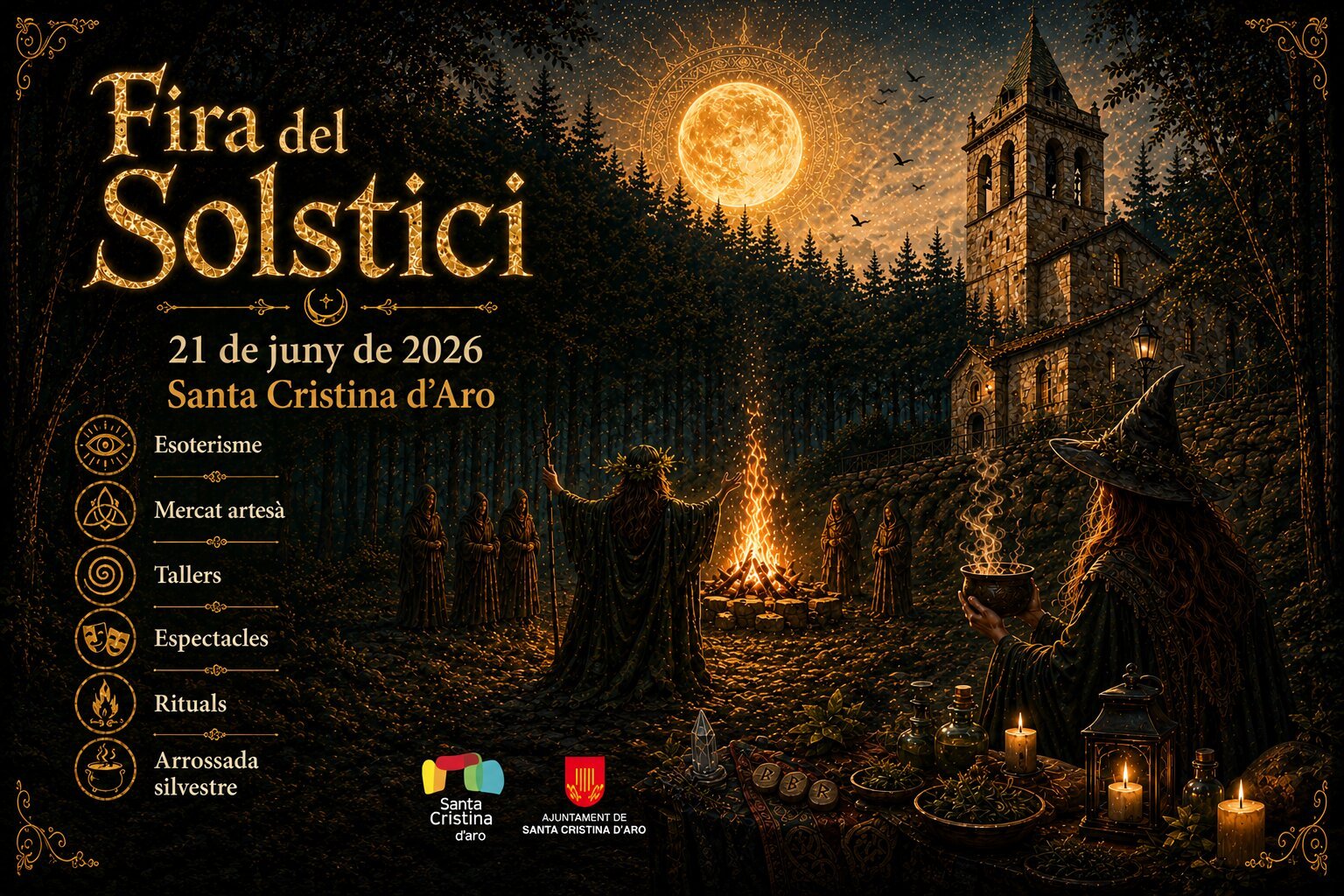 Feria del Solsticio en Santa Cristina dAro (Fira Del Solstici Pantalles)