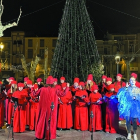 Arrival of Polsim and switching on of the Balaguer Christmas&#8230;