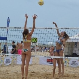 Catalonia Beach Volleyball Championship in Castelló d0Empúries