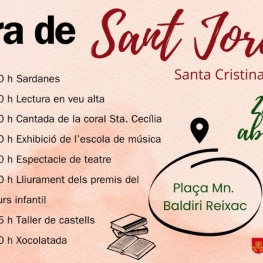 Feria de Sant Jordi en Santa Cristina d'Aro