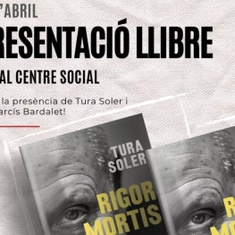 Presentation of book 'Rigor Mortis' by Tura Soler at Ordis