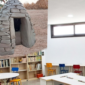 Workshop in Torrebesses: create a dry stone structure with white&#8230;