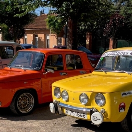 Classic car meeting in Aiguafreda