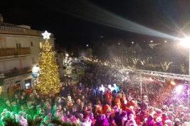 Encesa de llums de Nadal a Canyelles