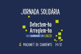 Solidarity Day of La Marató de TV3 in Maçanet de Cabrenys
