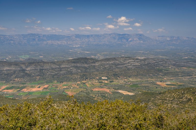 Turisme Montsià (Views From The Torreta De Montsia Summit Towards The Montsia Region. In The Background The Ports Mountains Tarragona Catalonia Spain_037_)