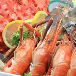 Travel with the palate! Try the seafood