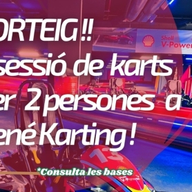 Raffle: A 10' karting session for two people, in junior or adult&#8230;