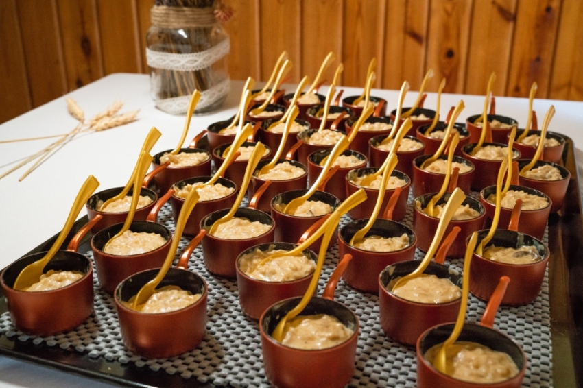 Celebrations with a special menu at Masía La Figuera (Cassoleta De Rissotto De Ceps Amb Oli De Tofona I Parmesa 2)