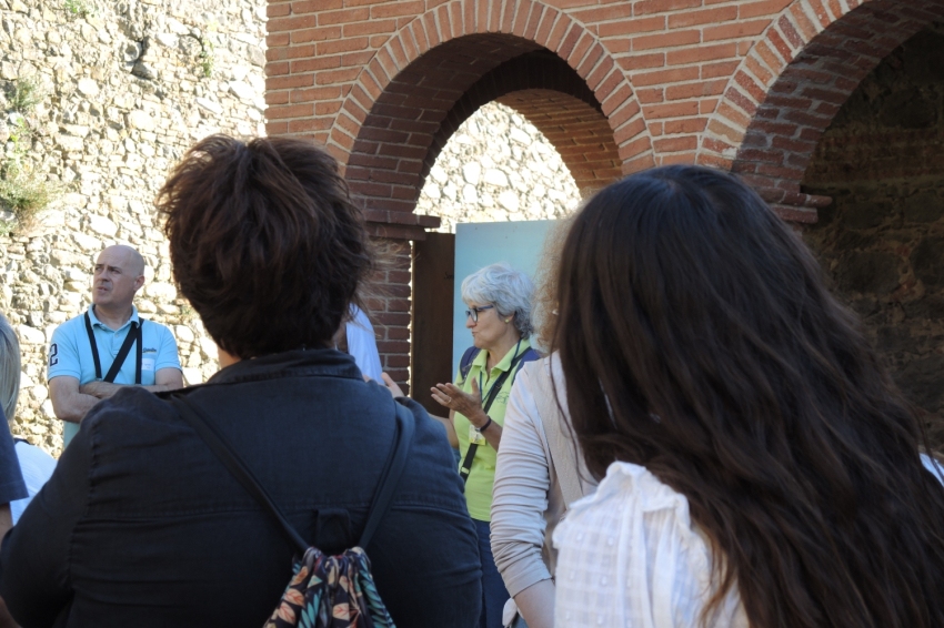 Visite guidée du château d'Hostalric (14.09_visita Do Vins De La Terra_1_)