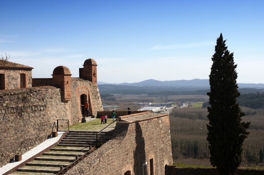 Entrée au château d'Hostalric (Rampa Cavaller_3)