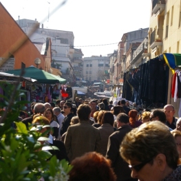 Sunday market in Tordera
