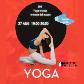 Yoga and visit at the Erotic Museum of Barcelona