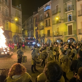 Llegada de los Carboneros y Hoguera de los Inocentes en Balaguer