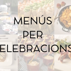 Celebrations with a special menu at Masía La Figuera