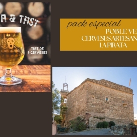 Pack Poble Vell de Súria y cervezas artesanas La Pirata