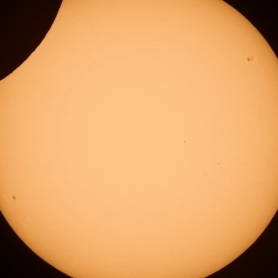 Eclipse de Sol en el Centro Astronómico del Castillo de Lladurs