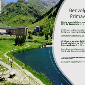 Descompte 10% benvolguda primavera a l'Hotel Vall de Núria