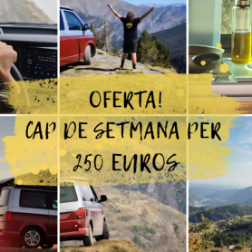 Oferta cap de setmana en furgoneta amb Furgovan