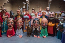 Visita als gegants de Solsona