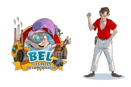 Juega con Bel a buscar las piezas de la revolución industrial…