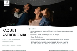 Astronomy Package at the Vall de Núria Hotel