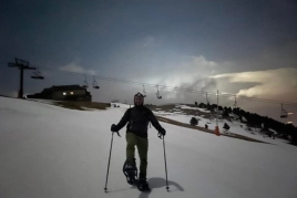 Ruta amb raquetes de neu sota la lluna plena, Penyes Altes Outdoor