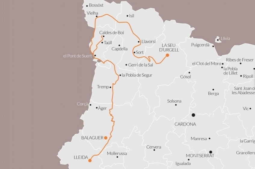 Grand Tour de Catalunya - Section 3. Heaven is very close. From Lleida to La Seu d'Urgell