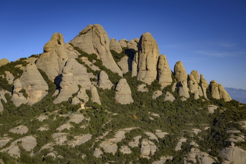Sant Jeroni from the Montserrat Monastery. Walk along the Camí Vell and return to Sant Joan