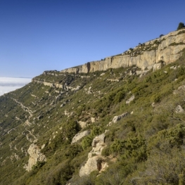 Roca Corbatera (Montsant) from Sant Joan del Codolar (circular)