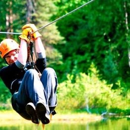 Route pour les parcs d'aventures en Catalogne